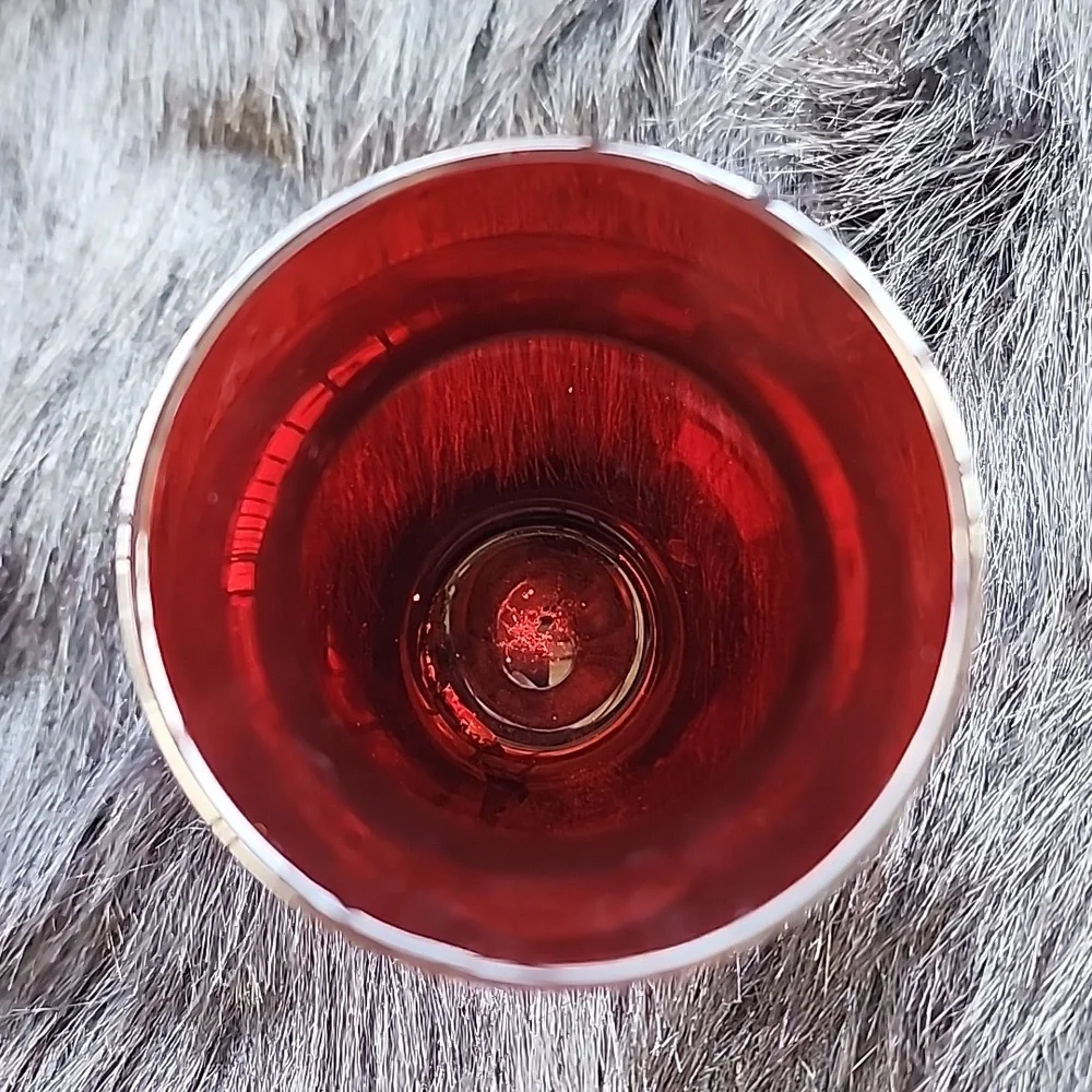 VINTAGE  RUBY RED VASE. VERY BEAUTIFUL! - Picture 4 of 5